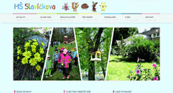 Desktop Screenshot of msslavickova.cz